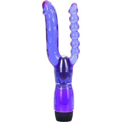 XCEL DOBLE VIBRADOR MORADO - 001