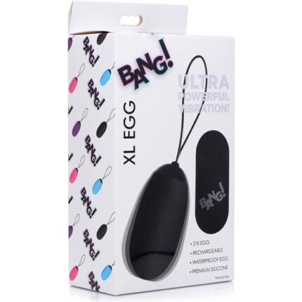 XL HUEVO VIBRADOR - NEGRO - 002