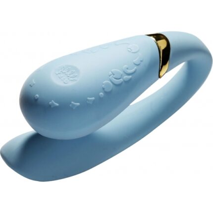 ZALO FANFAN BRIGHT VIBRADOR PAREJAS - AZUL - 001