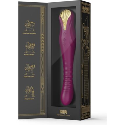 ZALO KING VIBRADOR - MORADO - 002