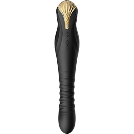 ZALO KING VIBRADOR - NEGRO OBSIDIANO - 001