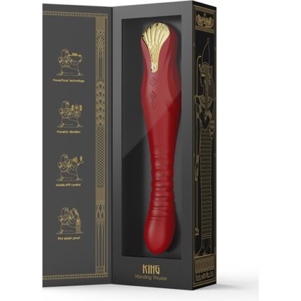 ZALO KING VIBRADOR - ROJO - 002