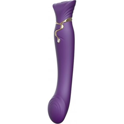 ZALO KIT VIBRADOR REINA CLEOPATRA CON CALOR - MORADO - 001