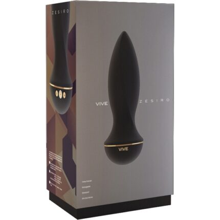 ZESIRO - VIBRADOR SILICONA NEGRO - 002