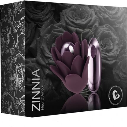 ZINNIA VIBRADOR CON MANDO - MORADO - 002