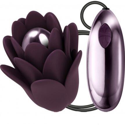 ZINNIA VIBRADOR CON MANDO - MORADO - 001