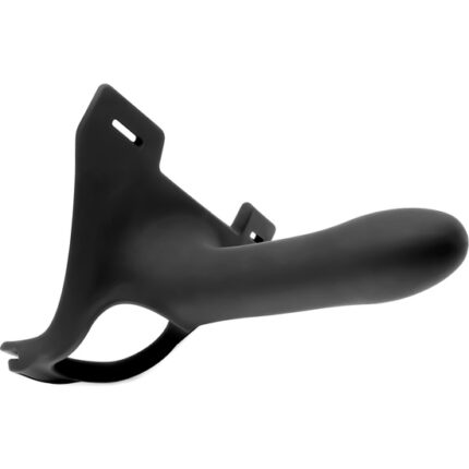 ZORO PENE SILICONA 14 CM CON ARNÉS NEGRO - 001